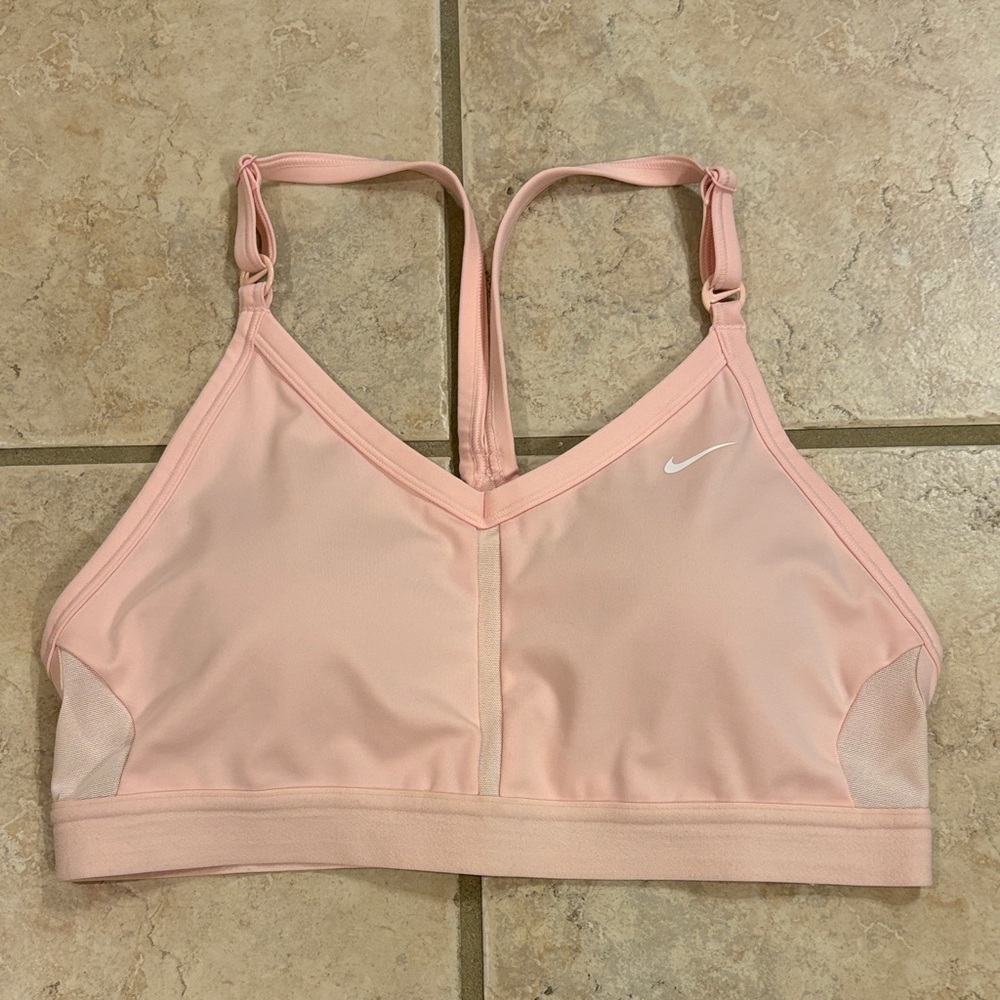 Nike Women's Light Pink Sports Bra